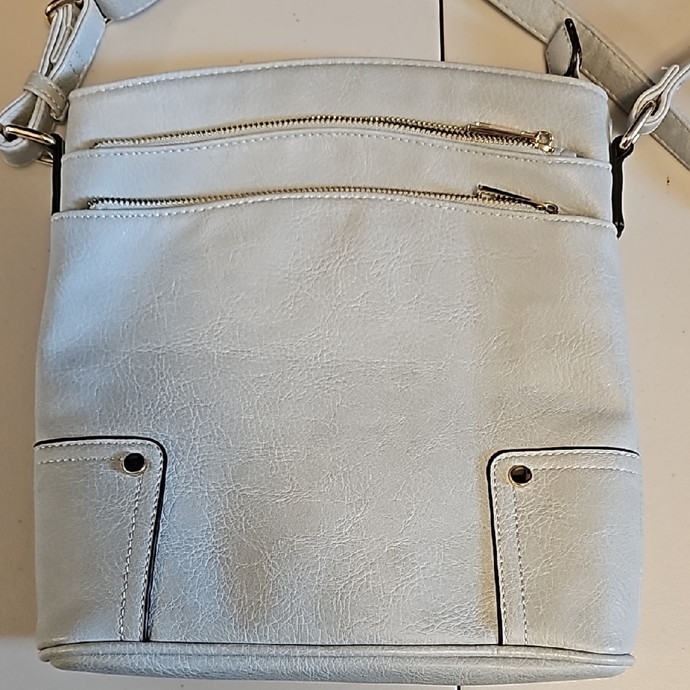 Elegant White Crossbody Bag